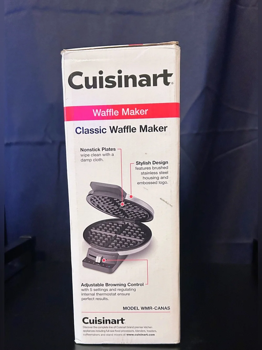 Cuisinart Classic Waffle Maker - Black/Silver
